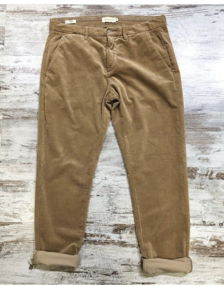 Pantalone Gianni Lupo velluto col. camel