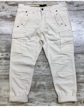 Pantalone tascone Gianni Lupo  col. bianco