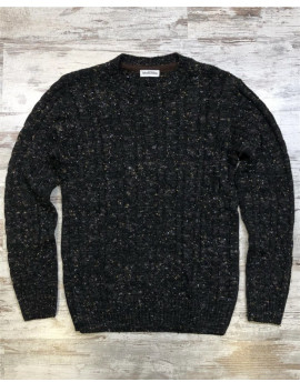 Maglione melange col. nero