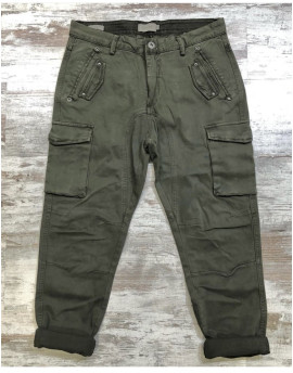 Pantalone tascone Gianni Lupo col. military