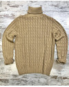 Maglione collo alto Street22 col .camel