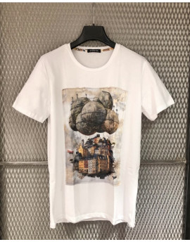 T-shirt Street22 col. bianco