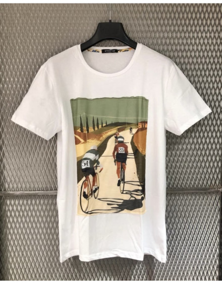 T-shirt Street22 col. bianco