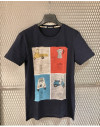 T-shirt Street22 col. blu